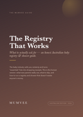 The Baby Shower & Registry Guide cover